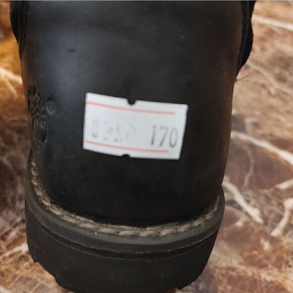 Timberland toddler leather boots black size 12.    170 - Picture 12 of 12